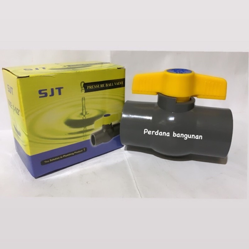 STOP KRAN/BALL VALVE PVC 11/2 INCI SJT