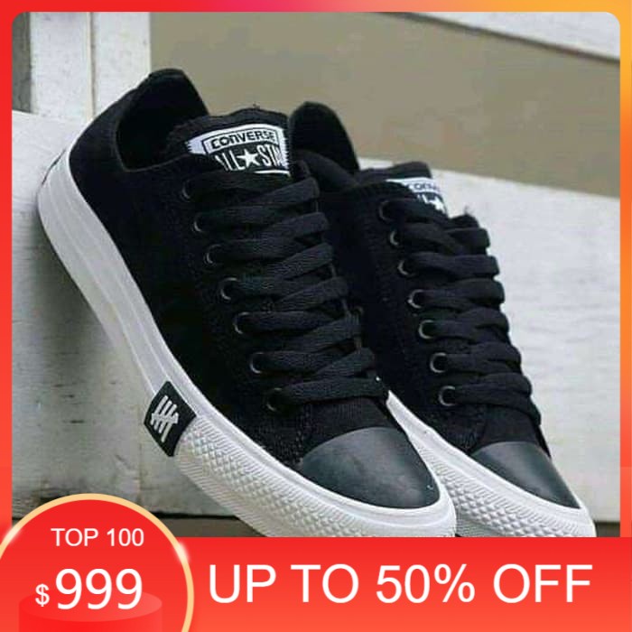 SEPATU CONVERSE ORIGINAL CT AS LOW BLCK WHITE ALL STAR 100% Original MADE IN VIETNAM