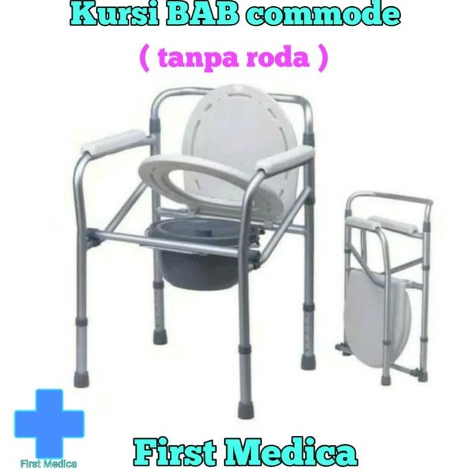 Kursi BAB Commode Tanpa Roda/ Commode Chair Sella KY 894
