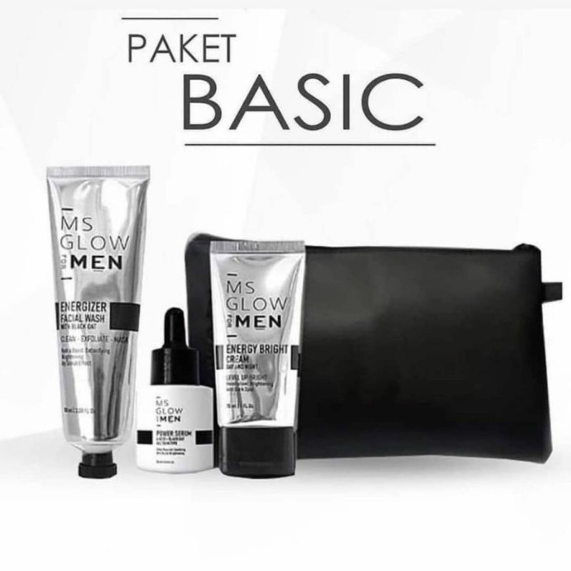 MS GLOW FOR MEN PAKET BASIC / MS GLOW MEN PAKET BASIC