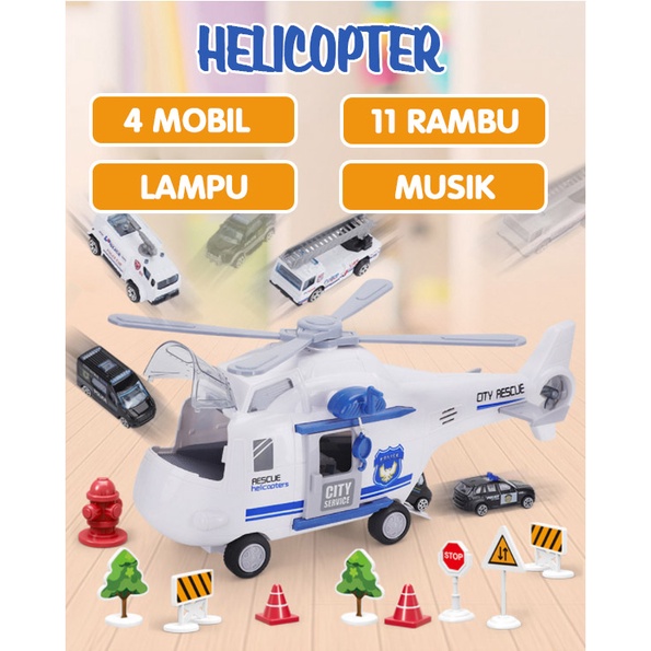 Helikopter mainan anak helicopter Mobil mobilan anak diecast