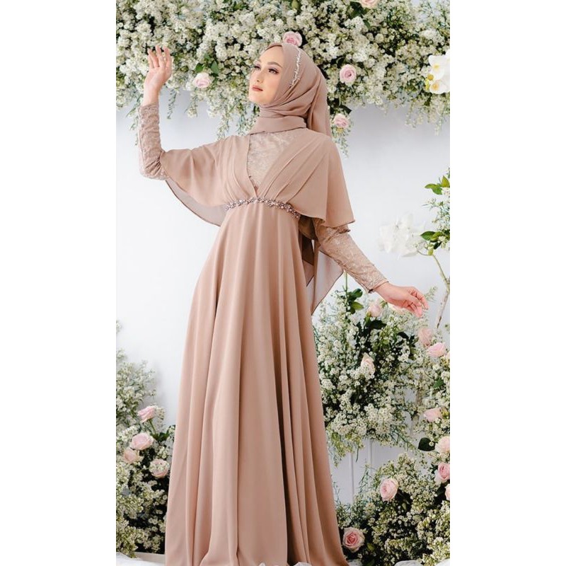 aluna-gaun pesta-gaun kondangan-gaun formal-long dress-gaun lamaran-gaun wisuda-gaun terbaru