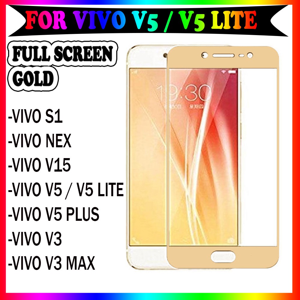 TEMPERED GLASS VIVO NEX / VIVO S1 / VIVO V15 / VIVO V5 / VIVO V5 LITE / VIVO V3 / VIVO V3 MAX / VIVO V5 PLUS ANTI GORES TEMPER GLASS