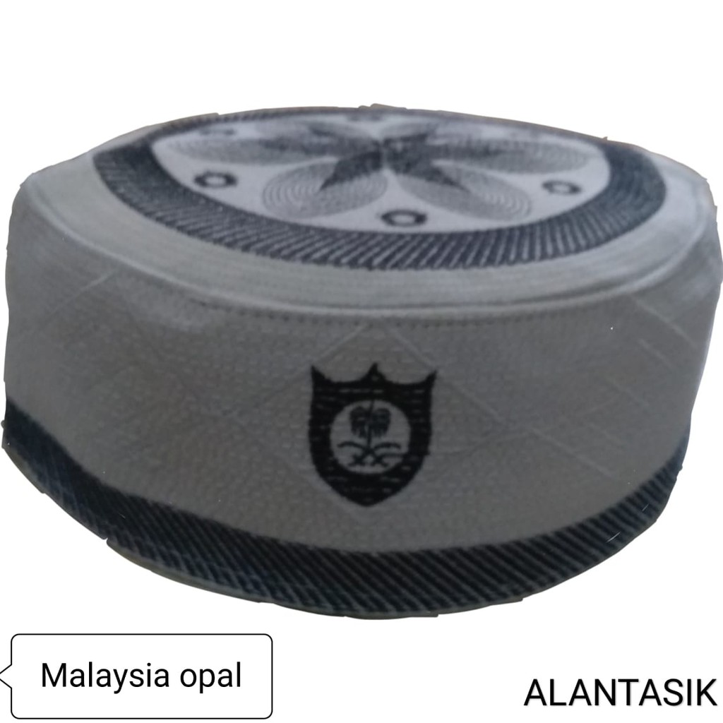 peci malaysia opal putih / kopiah bordir /kopeah tasiik R.24