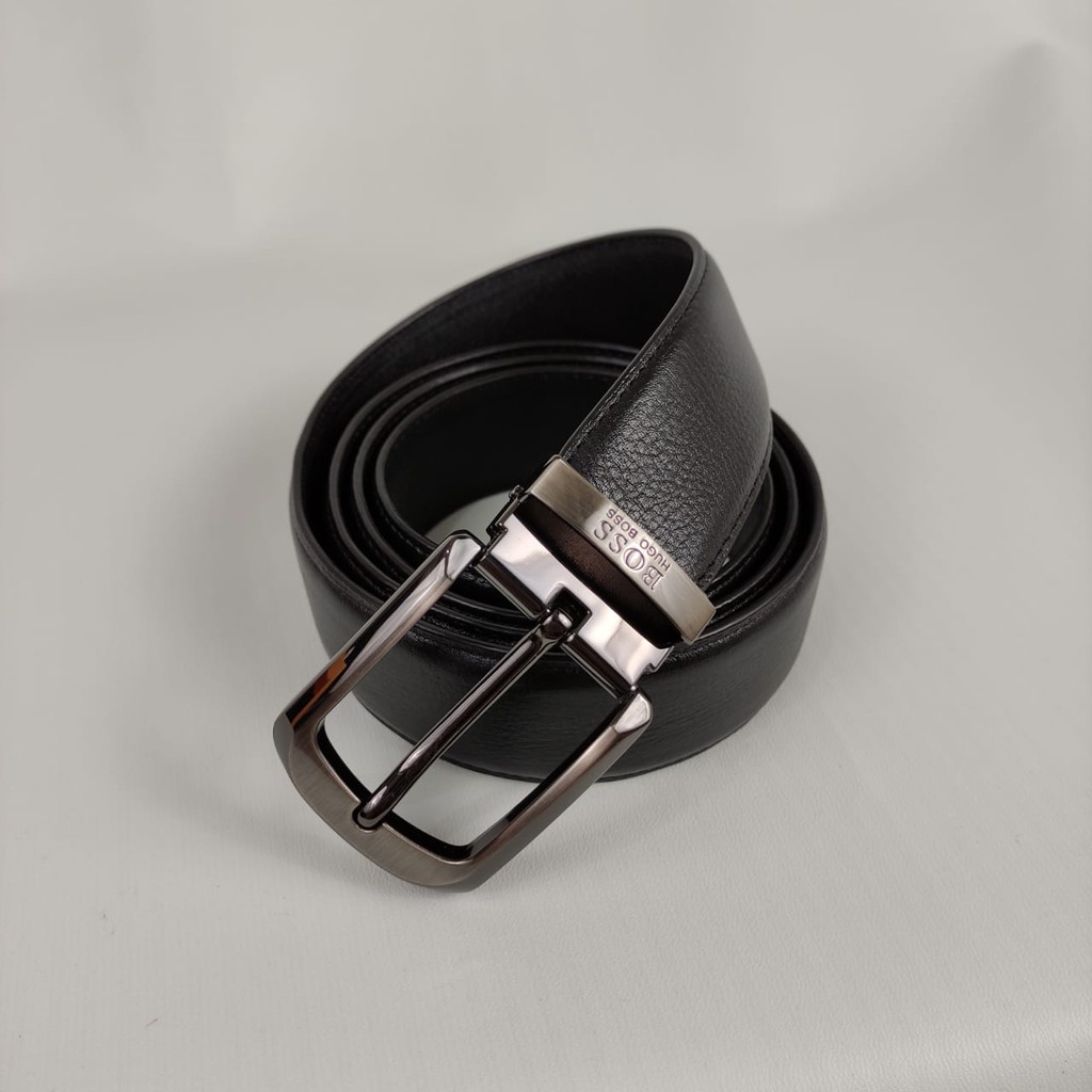 Sabuk Ikat Pinggang Belt Kulit Asli Pria - GEKO Men Belt Leather