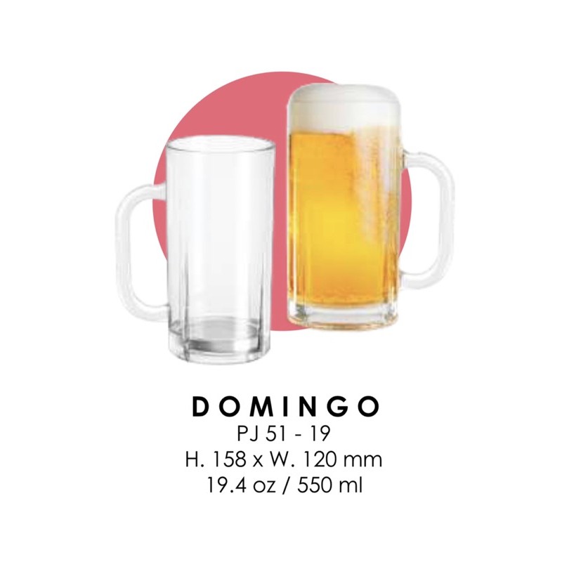 Citinova Domingo Gelas Kaca Surabaya Es Teh Jumbo Lemon Tea Beer Bintang Cafe Bar 550ml Glass
