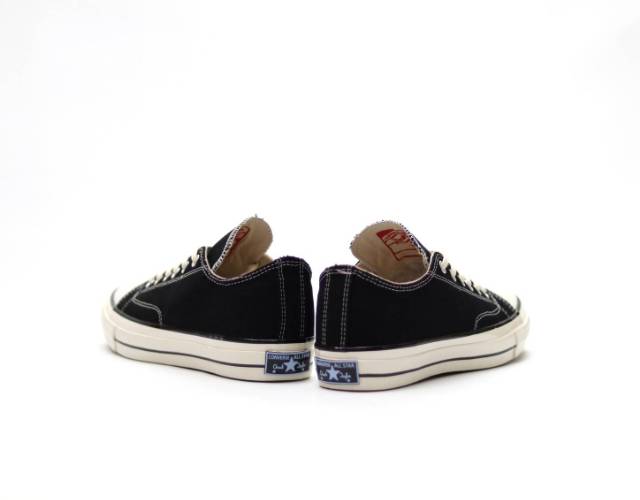 Converse 70S Low Egret Black White Made In Vietnam