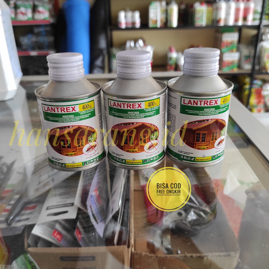 Latrex Lantrek 400ec 100ml obat racun basmi anti rayap pengawet kayu