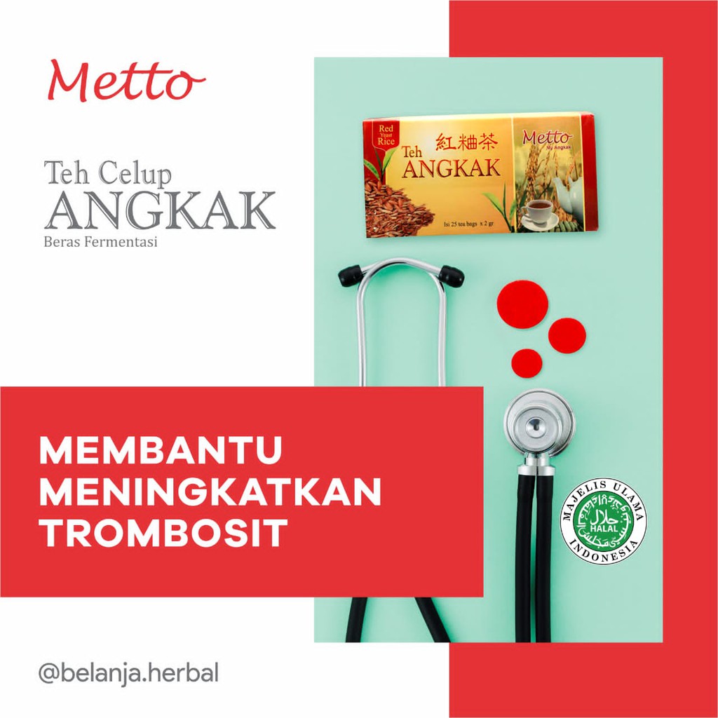 

TEH ANGKAK I DEMAM BERDARAH l TROMBOSIT l KOLESTEROL TINGGI