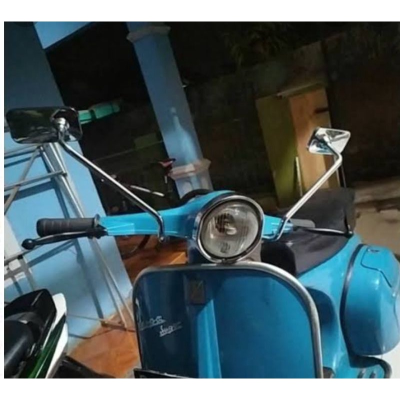 spion vespa super sprint pts px excel model kotak panjang croom bagus