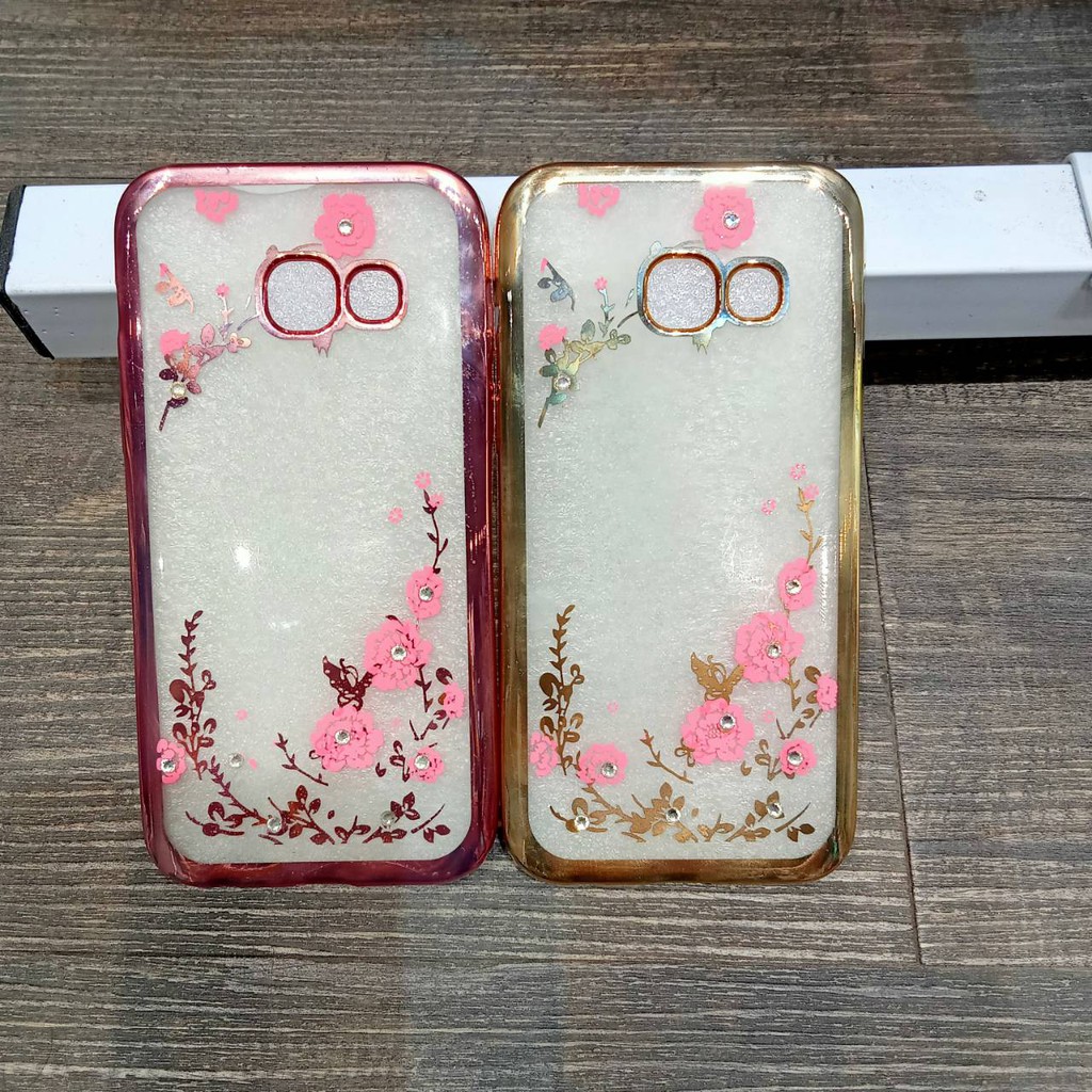 Paket Case Shinning Diamond Case Shinning Flower Diamond SAMSUNG A3 2017