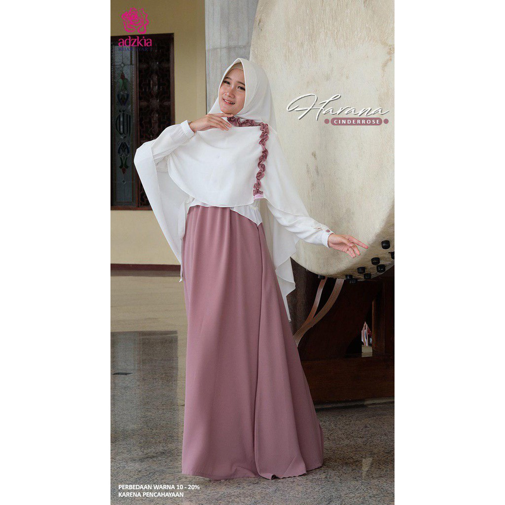 GAMIS HAVANA BY ADZKIA HIJAB SYARI ORIGINAL GAMIS JUMBO GAMIS TERBARU GROSIR GAMIS