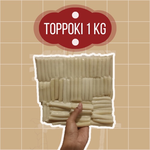 

TOPOKI 1 KG / Topokki / Teobokki / Tteokbokki / Rice Cake / Cemilan Korea Halal