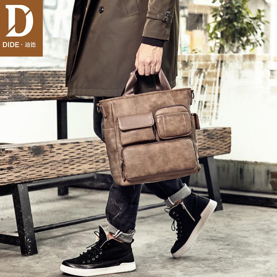 Paling Murah Tas Selempang Pria Kulit Dide Shoulder Bag Retro - Dide-Jg867