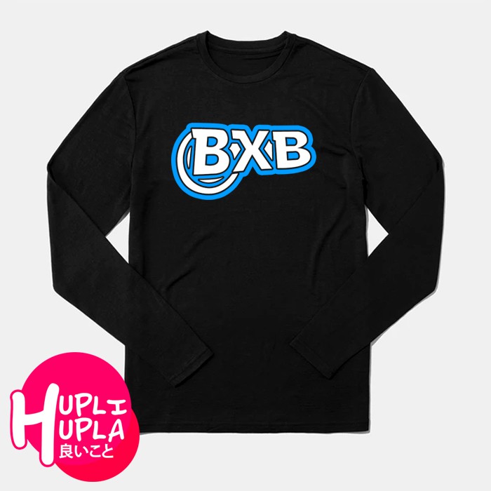 Kaos BXB 02 Bento X Bensu Betrand Peto Putra Onsu Ruben Baju Distro Dewasa -Lengan Panjang BxB Biru-