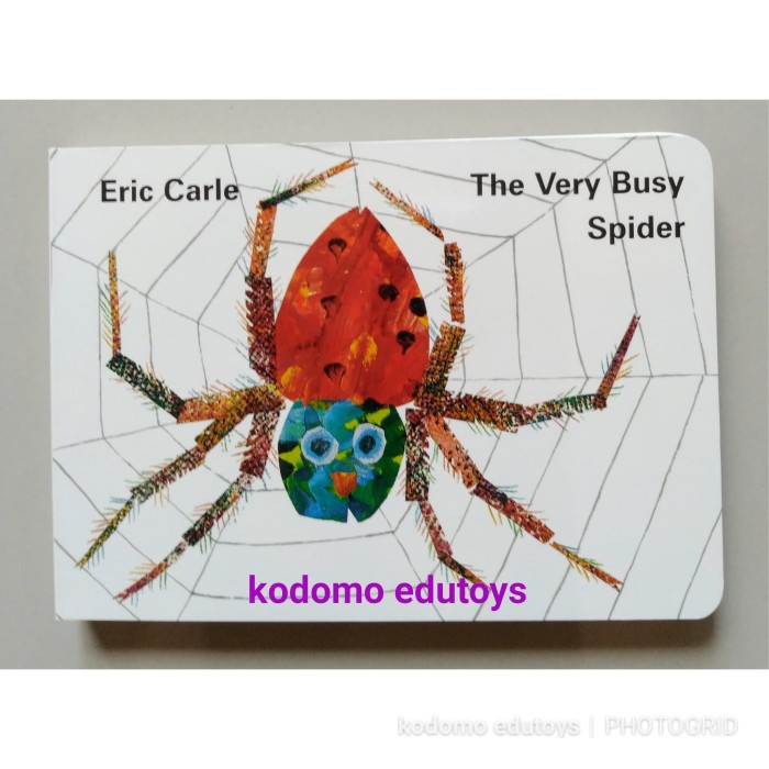 

GRATIS ONGKIR The Very Busy Spider by Eric Carle ( Board Book ),Buku Import Anak BR259