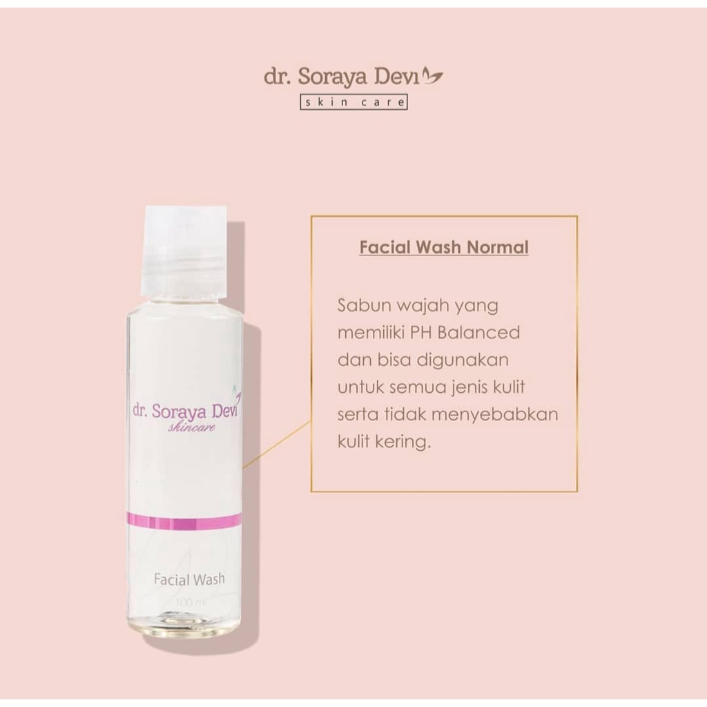 Facial Wash Normal - dr. Soraya Devi Skincare (SDS) Violetta