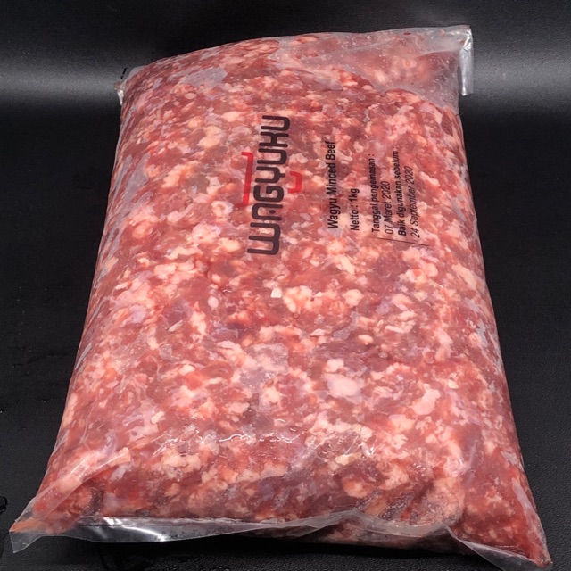 

Aussie Daging Giling Wagyu Premium Ground Beef kemasan 1kg