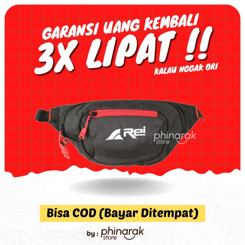 Tas Waistbag Rei Scope Selempang Pinggang Outdoor Original