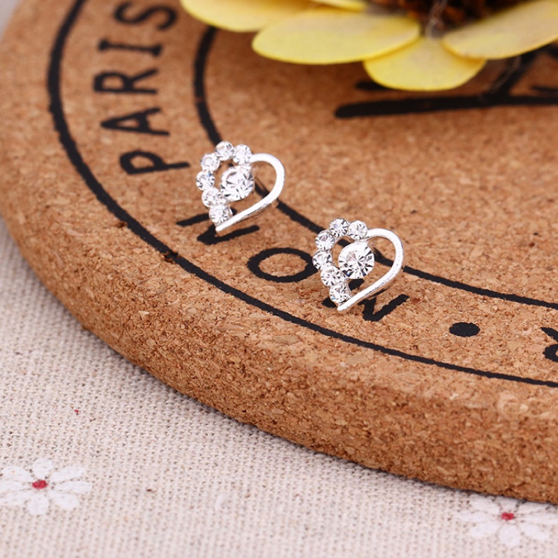 Anting Stud Desain Kelinci Bintang Hati Kupu-Kupu Aksen Mutiara Berlian Imitasi Gaya Korea Untuk Wanita Butterfly Mmall