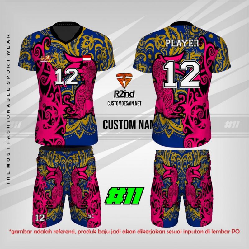 BAJU VOLI PRIA PROLIGA JERSEY VOLLY PRINTING TERBARU BEBAS REQUEST