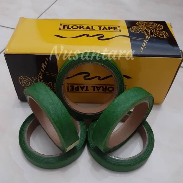 Pelipit / Floral Tape / Flower tape / isolasi daun per roll 1/2&quot;