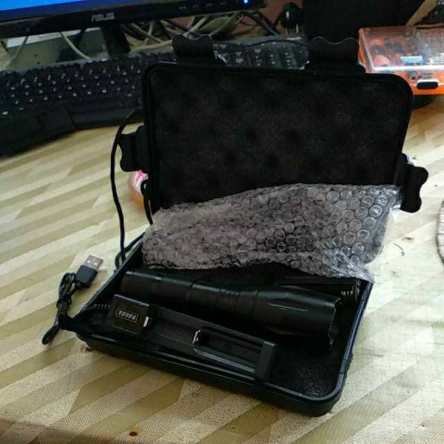 PAKET LENGKAP SENTER TAFFWARE XML-2 8000 LUMEN