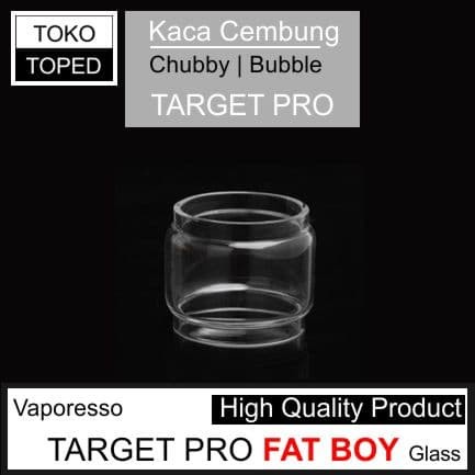 Kaca Fat Boy TARGET PRO Replacement warna glass clear - CEMBUNG