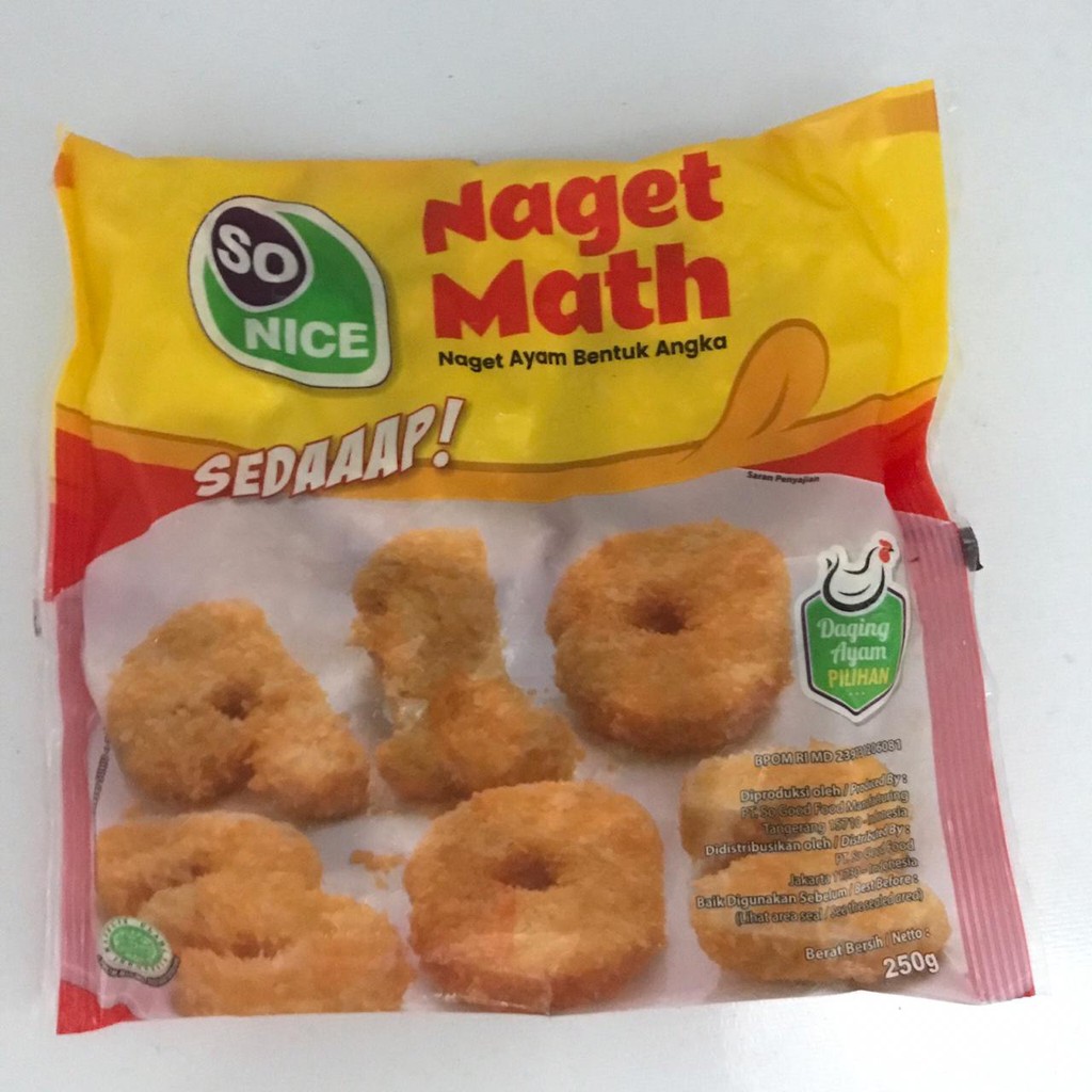 

so nice nugget math / naget math 250 gr