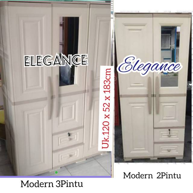 Lemari Pakaian Plastik Modern OTC Olymplast Pekanbaru saja