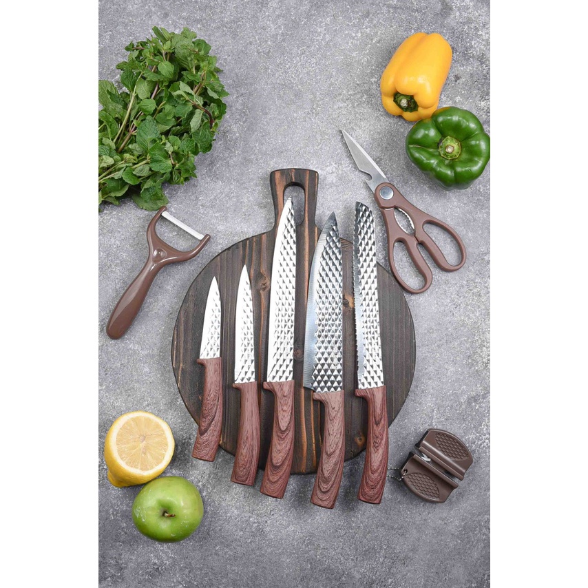 Professional Knife Set Perlengkapan Pisau Dapur IL163 IDEALIFE