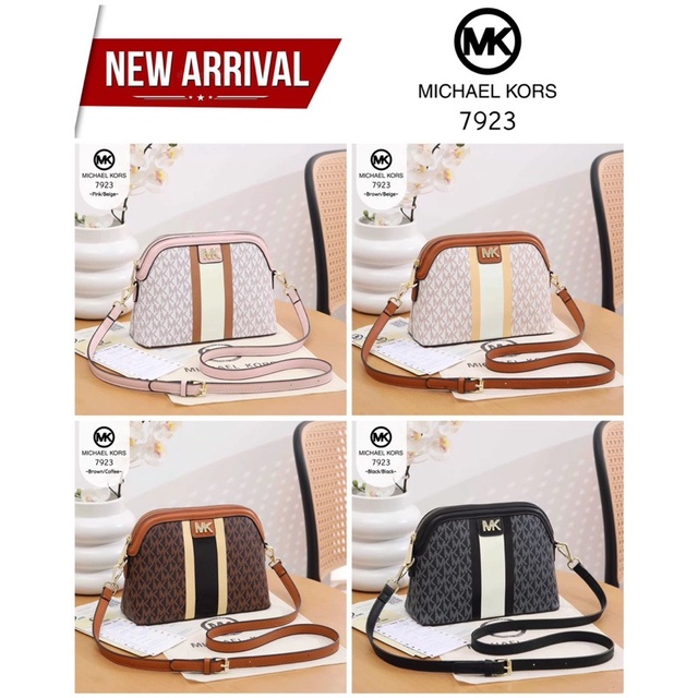 7923 TAS MK SIGNITURE PRINT SLING BAG / TAS WANITA TAS IMPOR