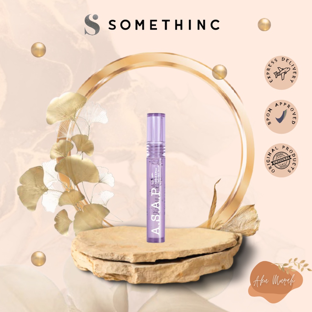 ✨ AKU MURAH ✨ Somethinc ASAP Eyelash &amp; Brow Treatment Serum 3.5 ml / Serum Bulu Mata BPOM