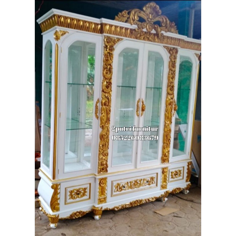 lemari bufet kaca
