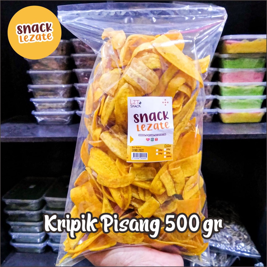 

Keripik Pisang Kepok Kiloan Murah Manis 500gr Keripik Pisang Lampung Aneka Kripik Lezate Snack