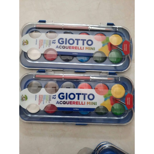 

Cat air Giotto Acquerelli Mini Watercolor 12 Warna