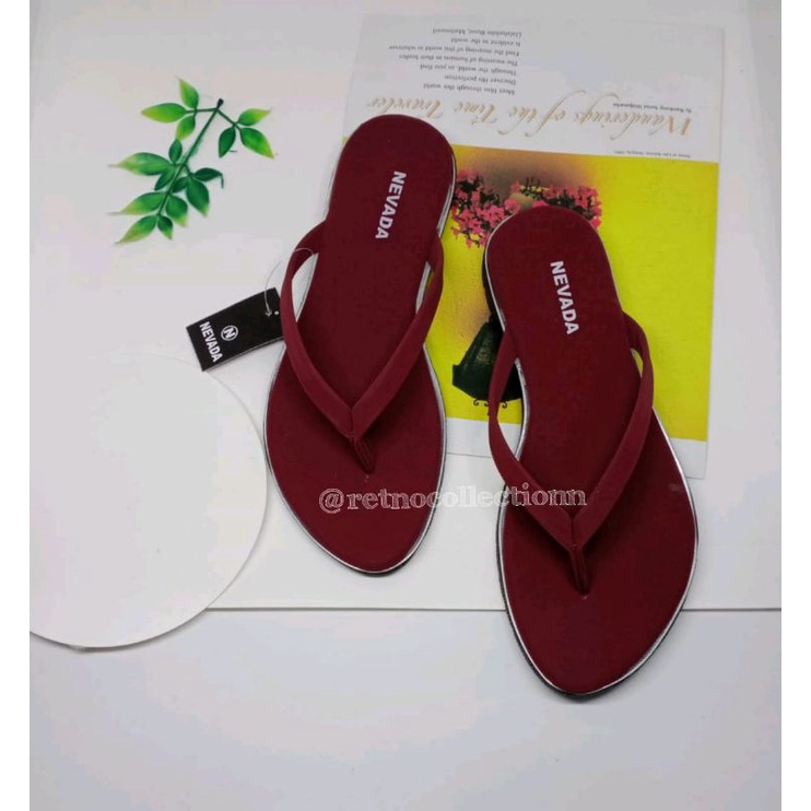 sendal jepit wanita murah/sandal wanita terbaru/sendal japit wanita nevada/japit polos