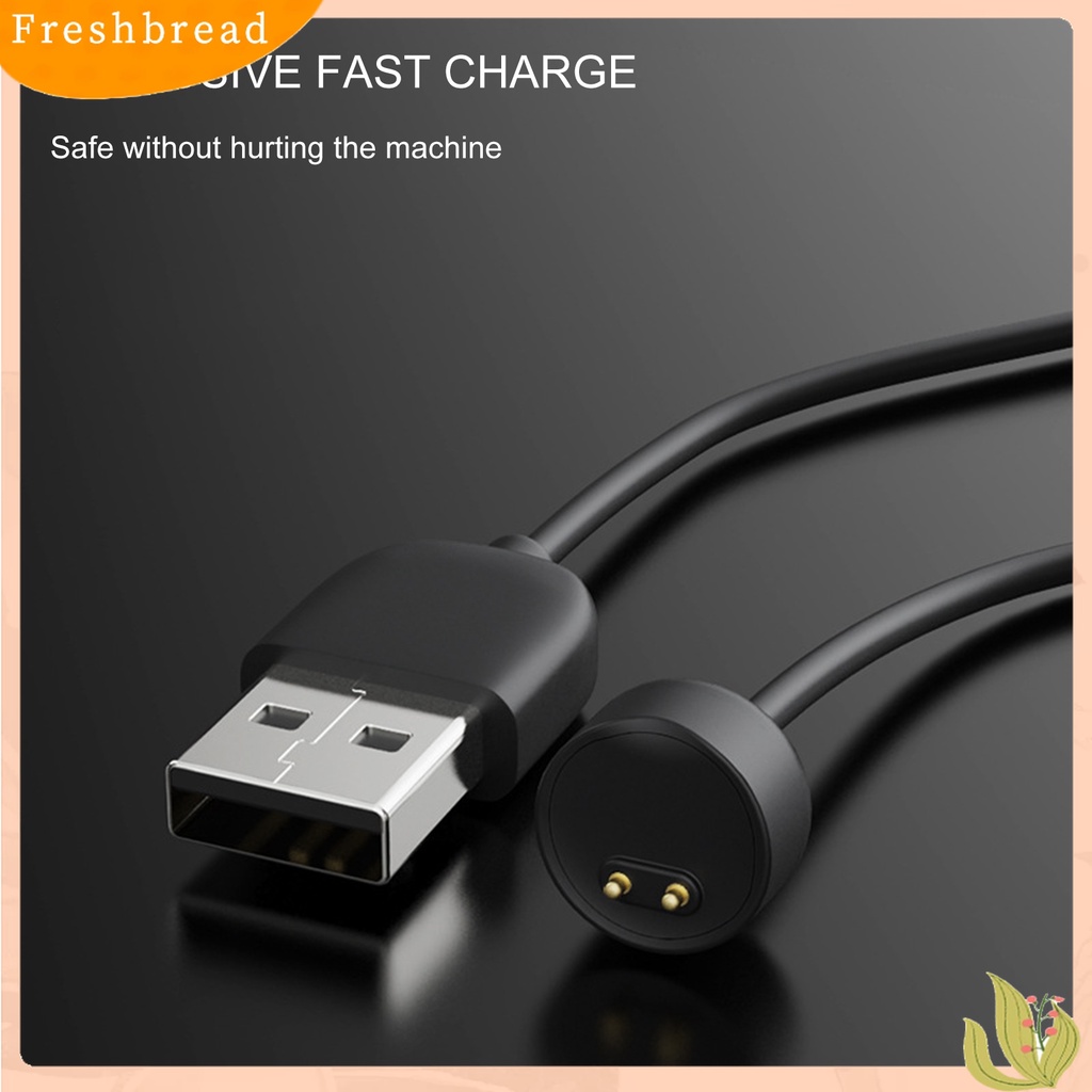 Terlaris 50cm USB Charger Cable Magnetic Fast Charging TPE Silicone Smartwatch Charger Cable for Xiaomi Mi Band 6/5