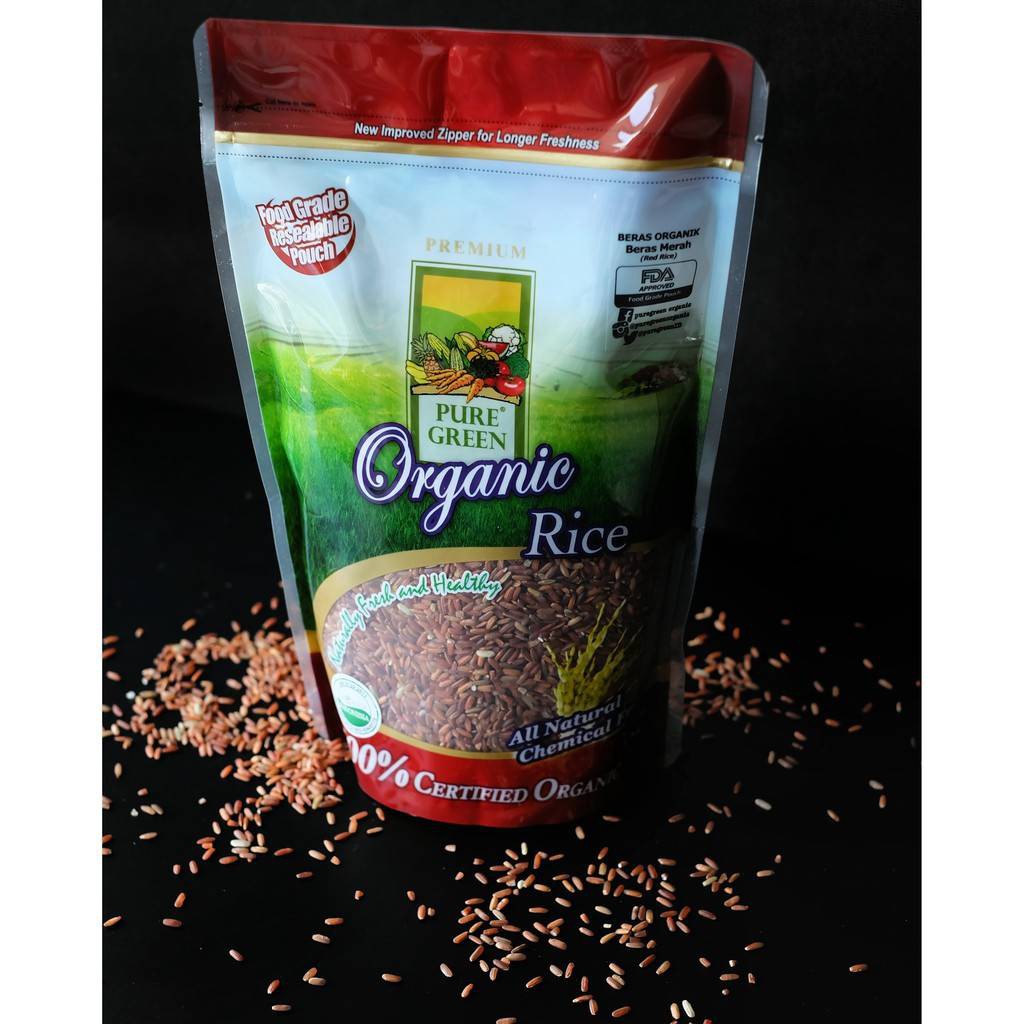 

Beras Merah Organik Pure Green 1 Kg