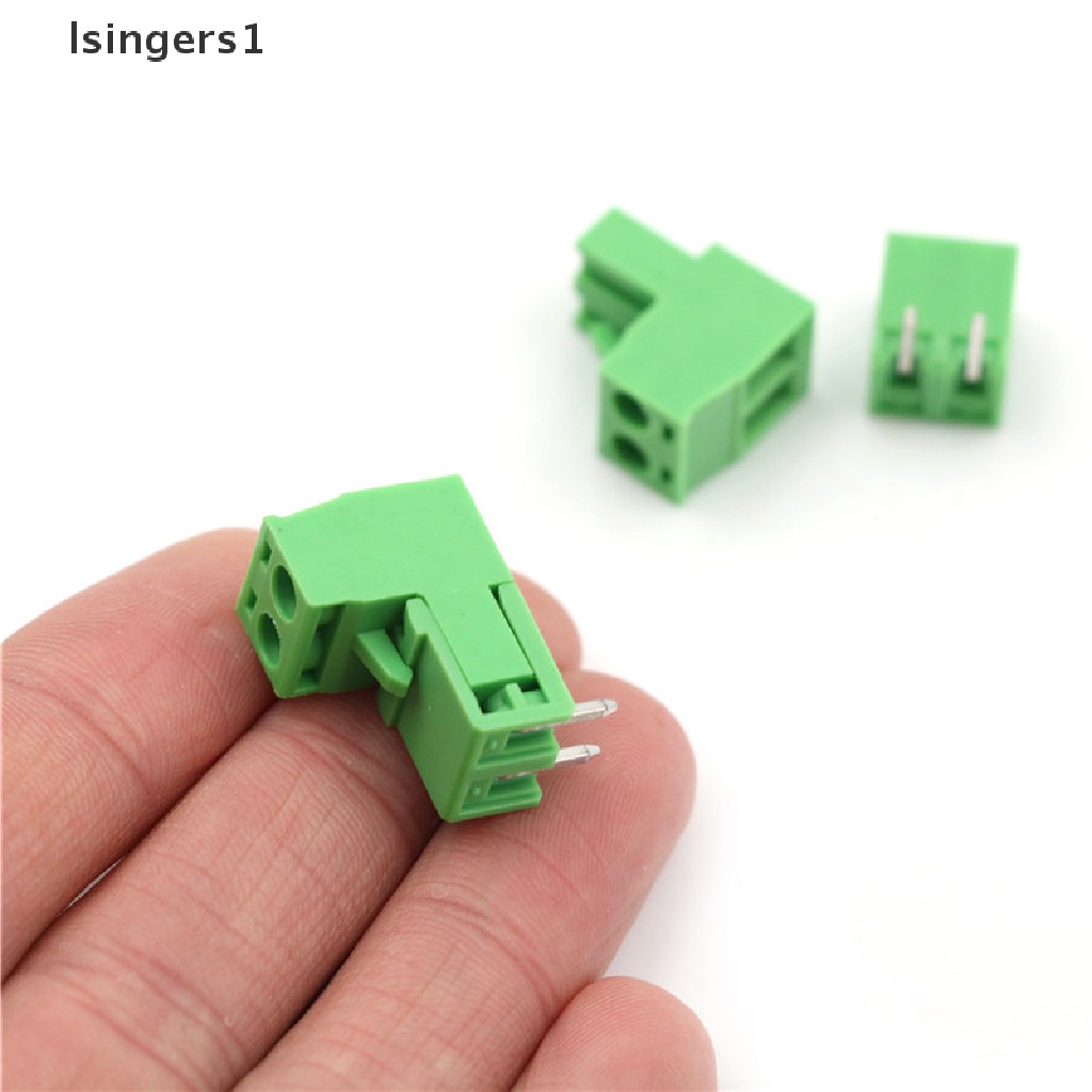 (lsingers1) 20pcs Terminal Block PCB Pitch 5.08mm 2Pin