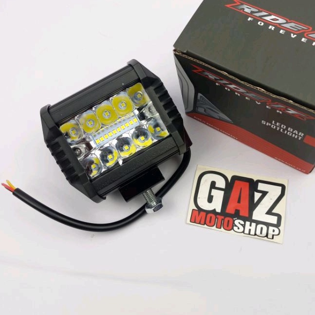 Lampu Tembak Sorot LED Cree 15 Mata Universal Mobil Motor Fog Lamp