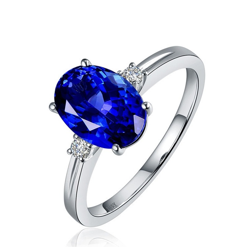 Cincin Sapphire Gaya Korea Elegan