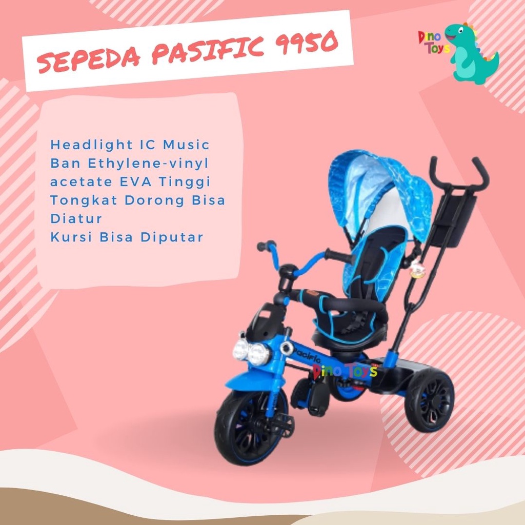 Stroller Sepeda Roda 3 Pacific 9950 (Gosend)
