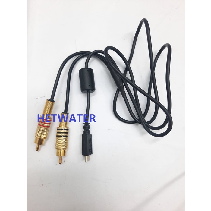 Kabel Mixer Audio 1 Meter Jack 2 RCA Male to Micro USB New