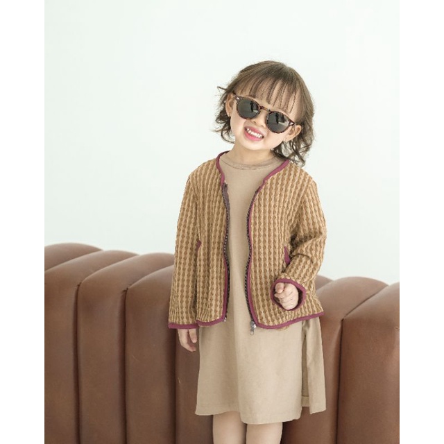 MAUME JACKET | Jaket Anak Perempuan | Outer Anak | Atasan Anak Perempuan | Jaket Knit Anak