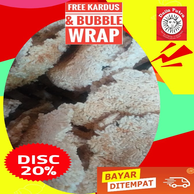 

intip goreng rasa bawang 100gram sedap gurih enak renyah siap santap murah rasa bawang khas kendal