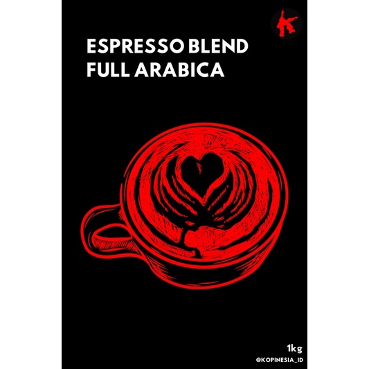 

ESPRESSO BLEND FULL ARABIKA 100% KEMASAN 1kg