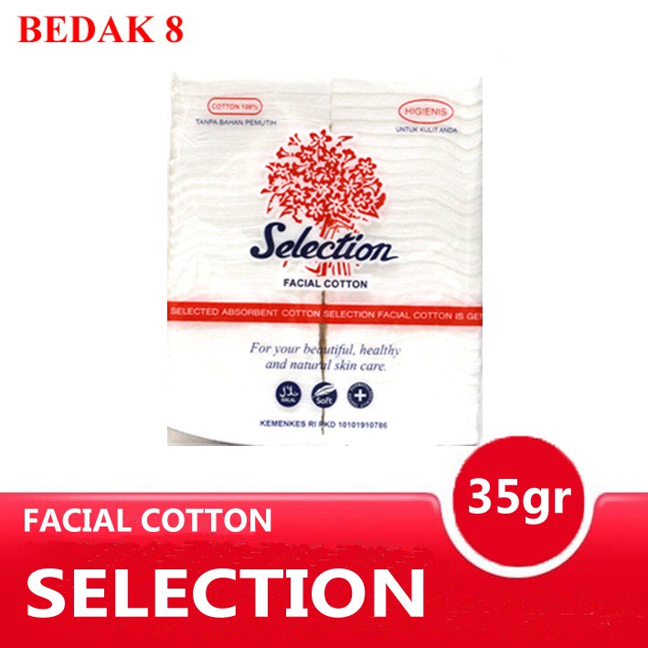 Kapas Selection 35 gr/ Kapas Wajah Selection/ Facial Cotton Selection