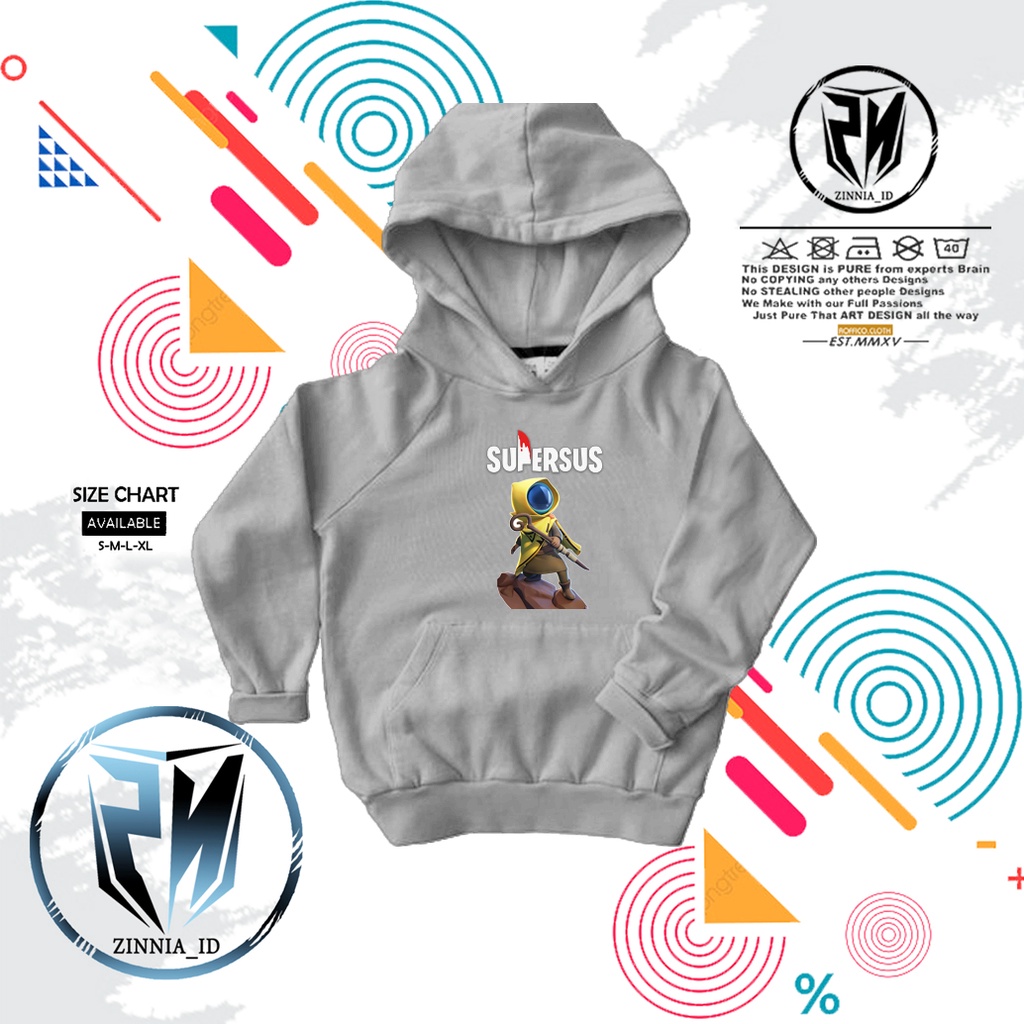 Hoodie Anak Logo Game Super Sus Seer
