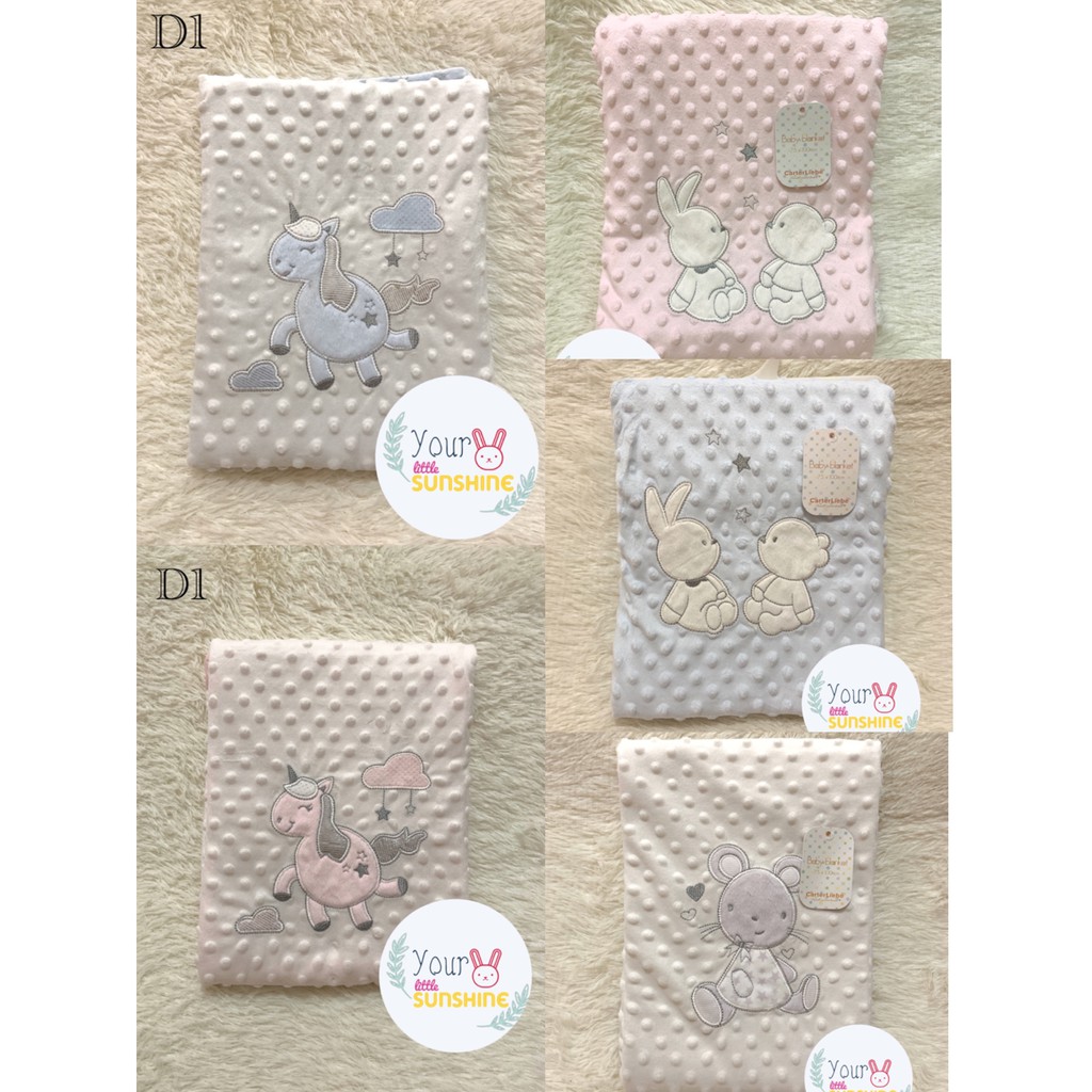 Blanket Baby Carterliebe Bunny Dan Unicorn Shopee Indonesia